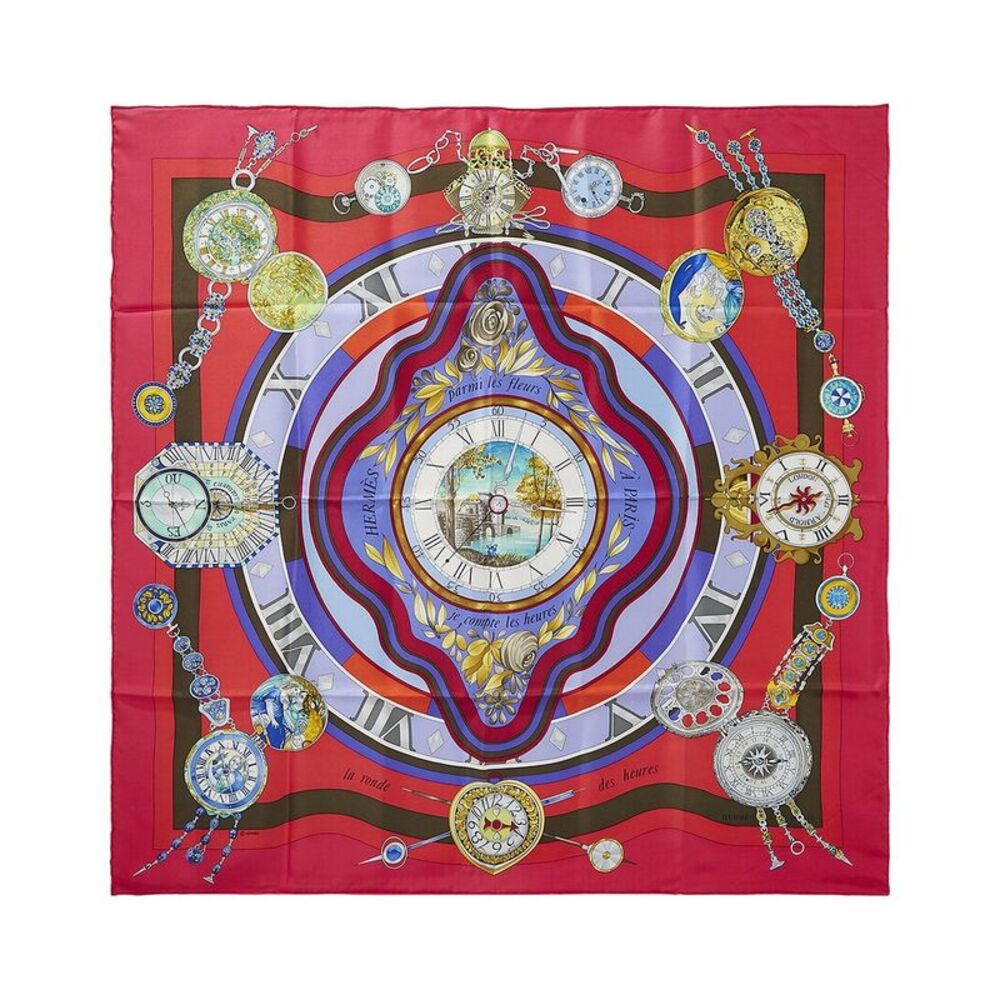 Hermès Parmi Les Fleurs Loïc Dubigeon Silk Scarf (Authentic Pre-Loved)